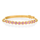 Large Pink Sapphire Moonlight Tennis Bracelet