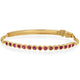 Ruby Bezel Set Moonlight Bracelet