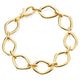 Yellow Gold Chain Gallet Bracelet