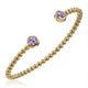 Pink Sapphire Nutmeg Bangle