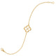 Gold & Diamond Lotus Fleur Bracelet
