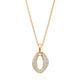 Yellow Gold & Diamond Gallet Pendant