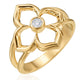 Gold & Diamond Lotus Fleur G Boutique Ring
