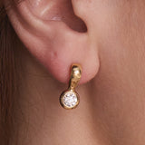 Diamond and Gold Earrings