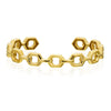 Gold Honeycomb Bangle
