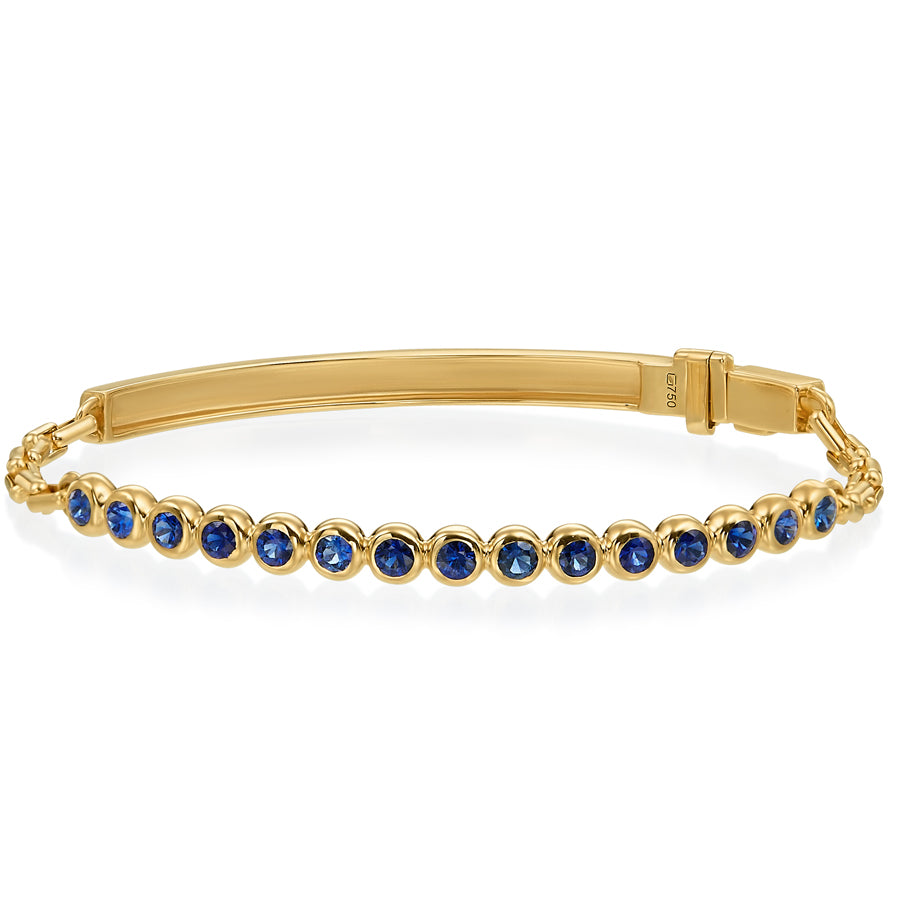 Blue Sapphire Moonlight Bracelet