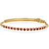 Ruby Bezel Set Moonlight Bracelet