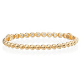 Diamond Nutmeg Beaded Bangle