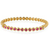 Ruby Beaded Nutmeg Bangle