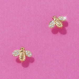 B Stud Earrings