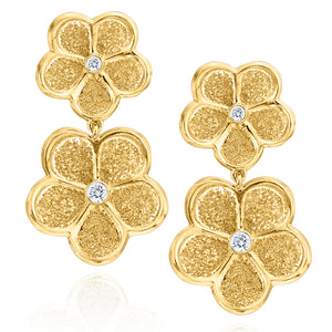 Yellow Gold Daisy G Boutique Dangle Earrings