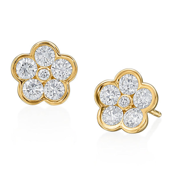 Large Fleur Studs