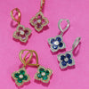 Pink Sapphire Lotus G Boutique Earrings