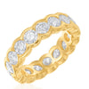 Semi Bezel Diamond Eternity Band