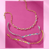 Multi Sapphire and Diamond Tennis Bracelet