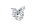 White Gold & Diamond Butterfly Hair Clip