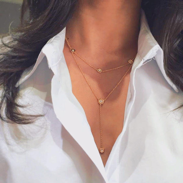 B Diamond Necklace