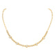 Bezel Set Diamond Moonlight Necklace