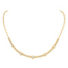 Bezel Set Diamond Moonlight Necklace