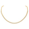 Bezel Set Diamond Moonlight Necklace