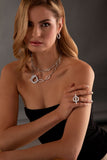 Diamond Anita G Toggle Chain Necklace