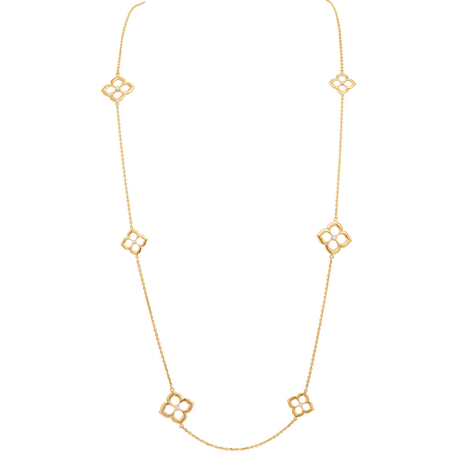 Lotus Fleur G Boutique Gold Sautoir Necklace