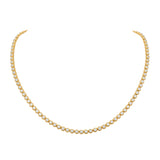 Bezel Set Diamond Moonlight Necklace