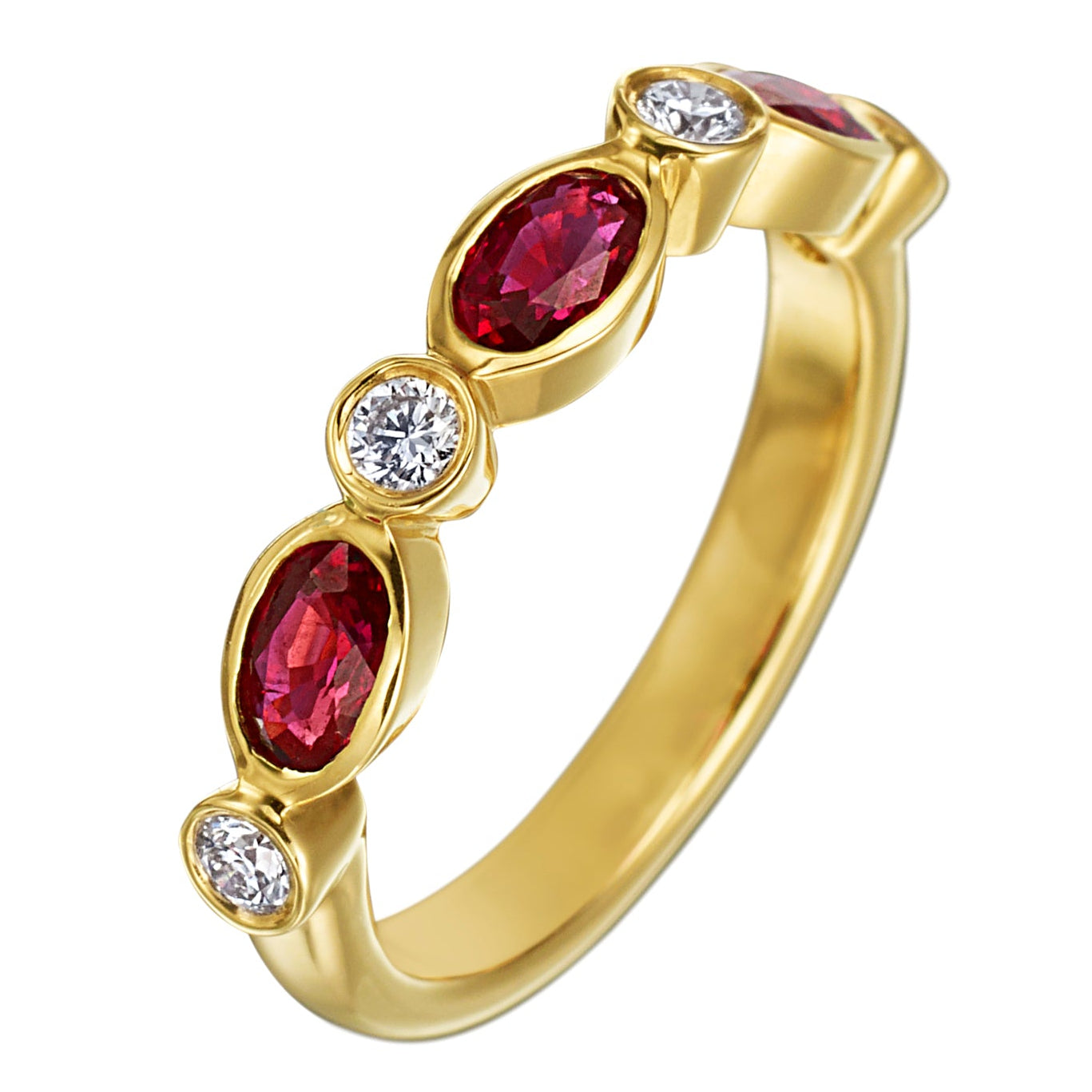 Ruby & Diamond Half-Way Band