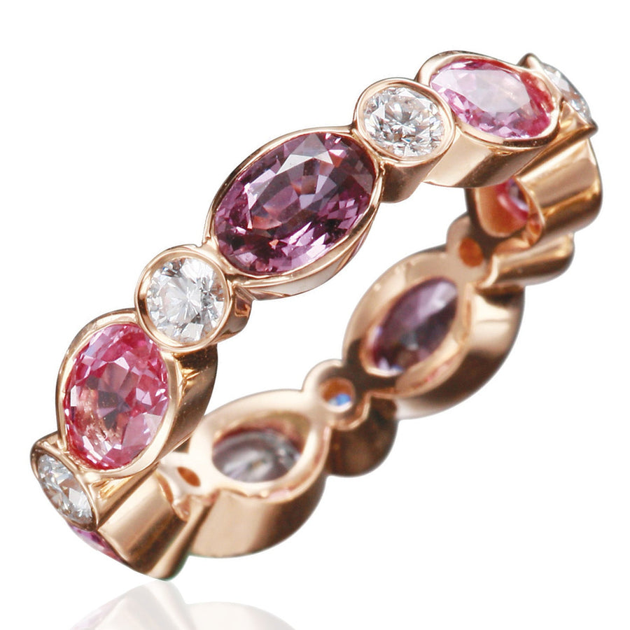 Pink & Purple Stackable Ring