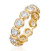 Diamond Bezel Eternity Wedding Band