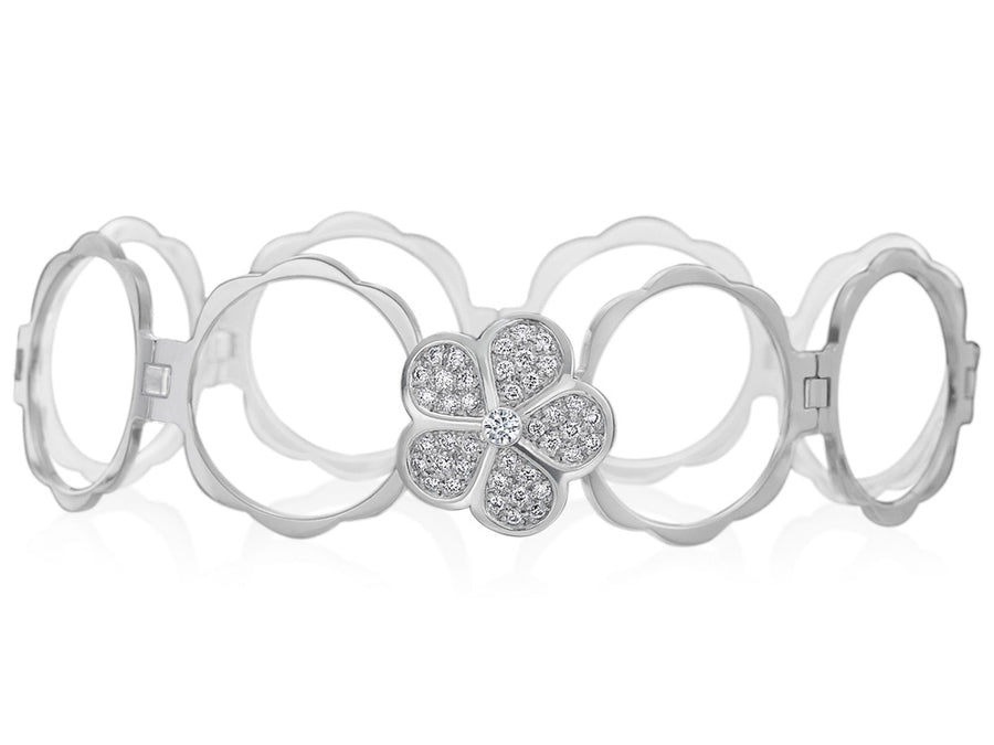White Gold and Diamond Convertible Ring