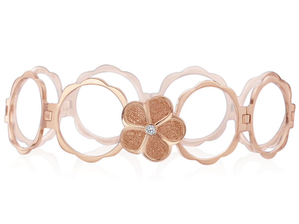 Pink Gold and Diamond Convertible Ring