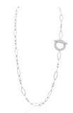 Diamond Anita G Toggle Chain Necklace
