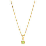 Peridot Bezel Pendant