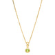 Peridot Bezel Pendant